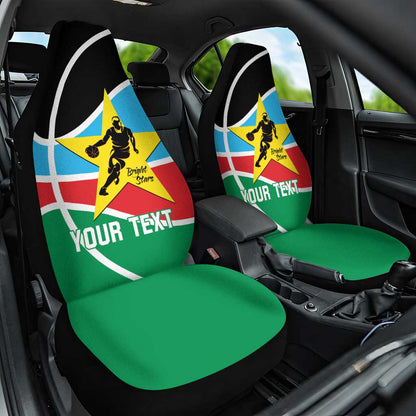 Afro Basketball Custom South Sudan Car Seat Cover Come On Bright Stars - African Pride