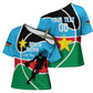South Sudan Basketball Custom Cross Shoulder Shirt Come On Bright Stars