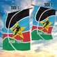 Afro Basketball Custom South Sudan Garden Flag Come On Bright Stars - African Pride