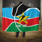 Afro Basketball Custom South Sudan Hooded Blanket Come On Bright Stars - African Pride