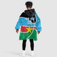 Afro Basketball Custom South Sudan Kid Wearable Blanket Hoodie Come On Bright Stars - African Pride