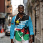 Afro Basketball Custom South Sudan Long Sleeve Button Shirt Come On Bright Stars - African Pride