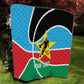Afro Basketball Custom South Sudan Quilt Come On Bright Stars - African Pride