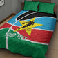 Afro Basketball Custom South Sudan Quilt Bed Set Come On Bright Stars - African Pride