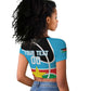 Afro Basketball Custom South Sudan Raglan Cropped T shirt Come On Bright Stars - African Pride