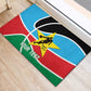 Afro Basketball Custom South Sudan Rubber Doormat Come On Bright Stars - African Pride