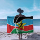 Afro Basketball Custom South Sudan Sarong Come On Bright Stars - African Pride