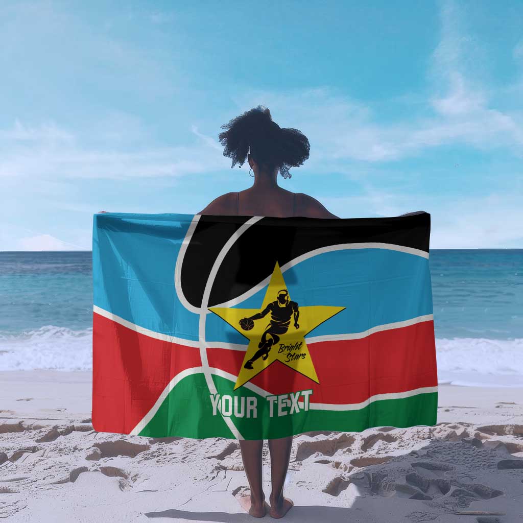 Afro Basketball Custom South Sudan Sarong Come On Bright Stars - African Pride