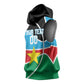 Afro Basketball Custom South Sudan Sleeveless Hoodie Come On Bright Stars - African Pride