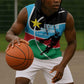 Afro Basketball Custom South Sudan Sleeveless Hoodie Come On Bright Stars - African Pride