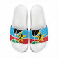 South Sudan Basketball Custom Slide Sandals Come On Bright Stars