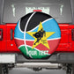 Afro Basketball Custom South Sudan Spare Tire Cover Come On Bright Stars - African Pride