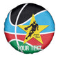 Afro Basketball Custom South Sudan Spare Tire Cover Come On Bright Stars - African Pride