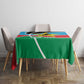 Afro Basketball Custom South Sudan Tablecloth Come On Bright Stars - African Pride