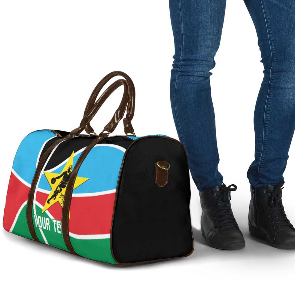 South Sudan Basketball Custom Travel Bag Come On Bright Stars