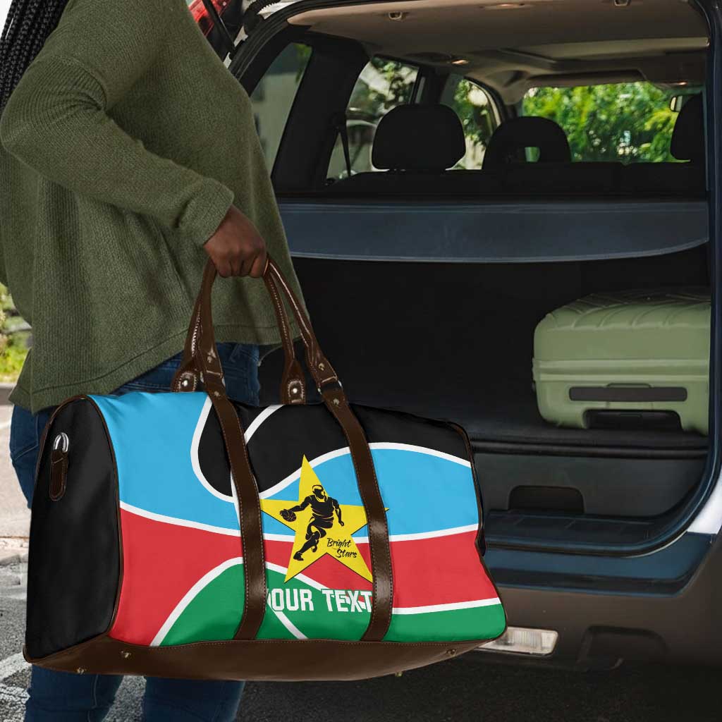 South Sudan Basketball Custom Travel Bag Come On Bright Stars
