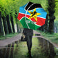 South Sudan Basketball Custom Umbrella Come On Bright Stars