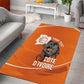 Afro Basketball Custom Ivory Coast Area Rug Allez Les Elephants - African Pride