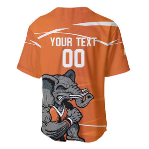 Afro Basketball Custom Ivory Coast Baseball Jersey Allez Les Elephants - African Pride