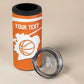 Afro Basketball Custom Ivory Coast 4 in 1 Can Cooler Tumbler Allez Les Elephants - African Pride
