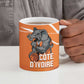 Ivory Coast Basketball Custom Ceramic Mug Allez Les Elephants