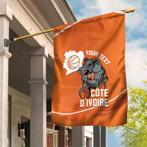 Afro Basketball Custom Ivory Coast Garden Flag Allez Les Elephants - African Pride