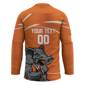 Ivory Coast Basketball Custom Hockey Jersey Allez Les Elephants