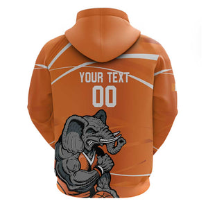 Afro Basketball Custom Ivory Coast Hoodie Allez Les Elephants - African Pride