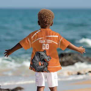 Afro Basketball Custom Ivory Coast Kid Hawaiian Shirt Allez Les Elephants - African Pride