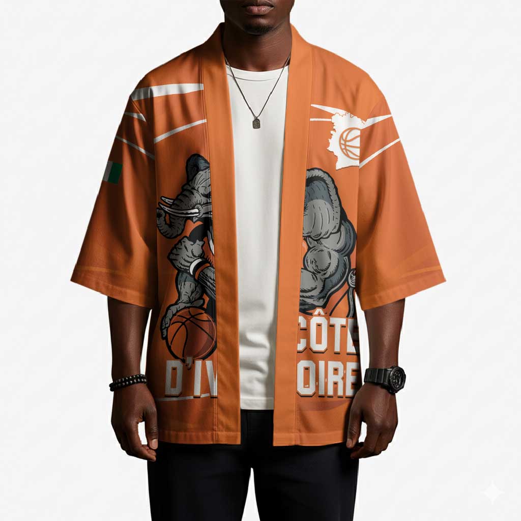 Ivory Coast Basketball Custom Kimono Allez Les Elephants