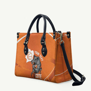 Ivory Coast Basketball Custom Leather Bag Allez Les Elephants