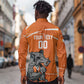 Afro Basketball Custom Ivory Coast Long Sleeve Button Shirt Allez Les Elephants - African Pride
