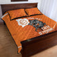 Afro Basketball Custom Ivory Coast Quilt Bed Set Allez Les Elephants - African Pride