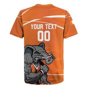 Afro Basketball Custom Ivory Coast Rugby Jersey Allez Les Elephants - African Pride
