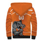 Afro Basketball Custom Ivory Coast Sherpa Hoodie Allez Les Elephants - African Pride