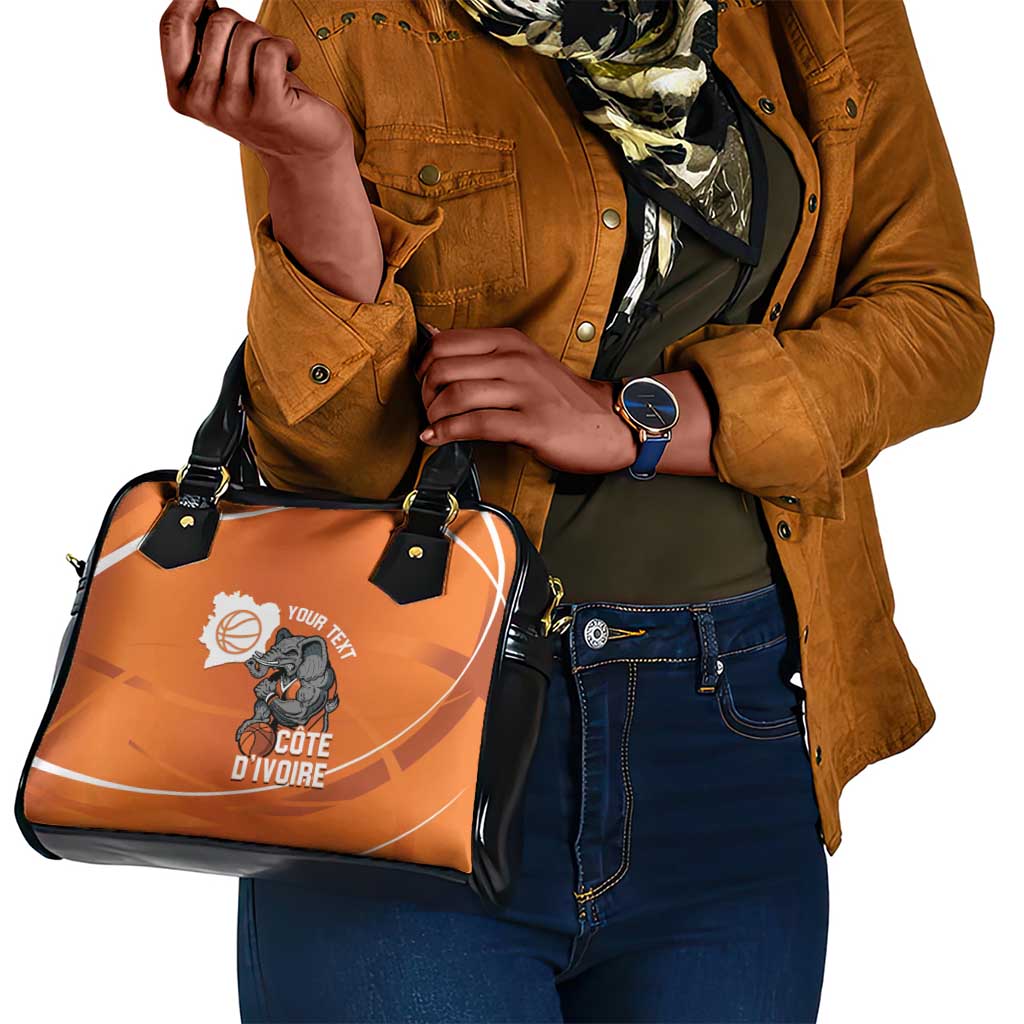 Afro Basketball Custom Ivory Coast Shoulder Handbag Allez Les Elephants - African Pride