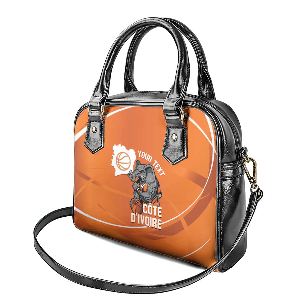 Afro Basketball Custom Ivory Coast Shoulder Handbag Allez Les Elephants - African Pride