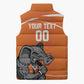 Ivory Coast Basketball Custom Sleeveless Puffer Jacket Allez Les Elephants