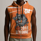 Afro Basketball Custom Ivory Coast Sleeveless Zip Hoodie Allez Les Elephants - African Pride