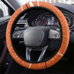 Afro Basketball Ivory Coast Steering Wheel Cover Allez Les Elephants - African Pride