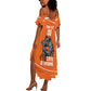 Afro Basketball Custom Ivory Coast Summer Maxi Dress Allez Les Elephants - African Pride
