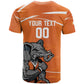 Afro Basketball Custom Ivory Coast T shirt Allez Les Elephants - African Pride