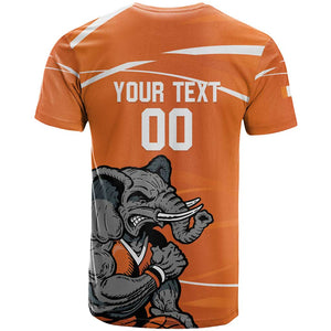 Afro Basketball Custom Ivory Coast T shirt Allez Les Elephants - African Pride