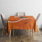 Afro Basketball Custom Ivory Coast Tablecloth Allez Les Elephants - African Pride