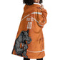 Afro Basketball Custom Ivory Coast Wearable Blanket Hoodie Allez Les Elephants - African Pride