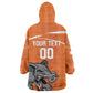 Afro Basketball Custom Ivory Coast Wearable Blanket Hoodie Allez Les Elephants - African Pride