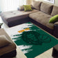 Afro Basketball Custom Cameroon Area Rug Come On Indomitable Lions - African Pride