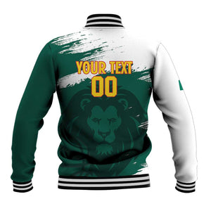 Afro Basketball Custom Cameroon Baseball Jacket Come On Indomitable Lions - African Pride