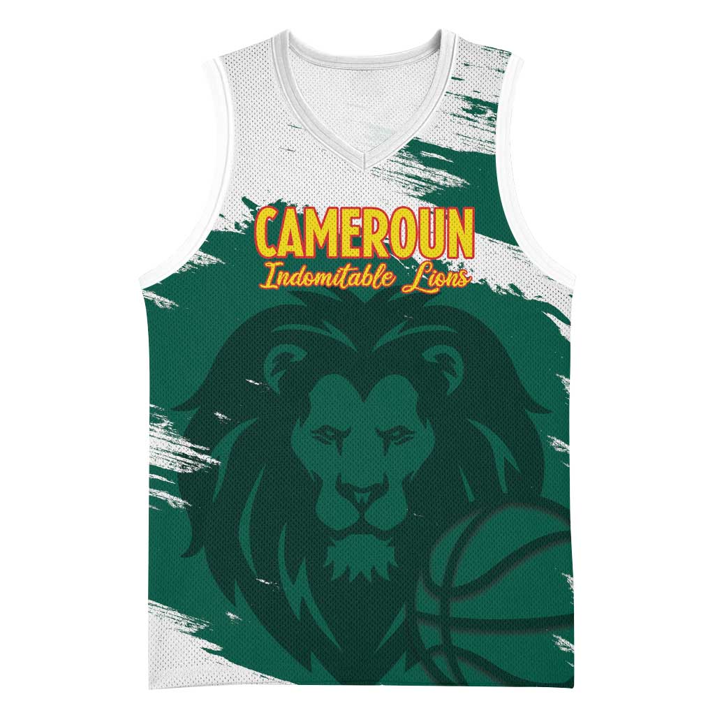 Afro Basketball Custom Cameroon Basketball Jersey Come On Indomitable Lions - African Pride