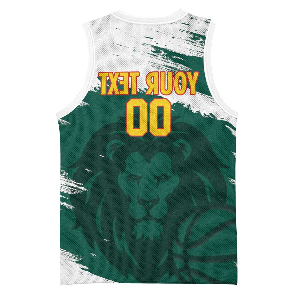 Afro Basketball Custom Cameroon Basketball Jersey Come On Indomitable Lions - African Pride